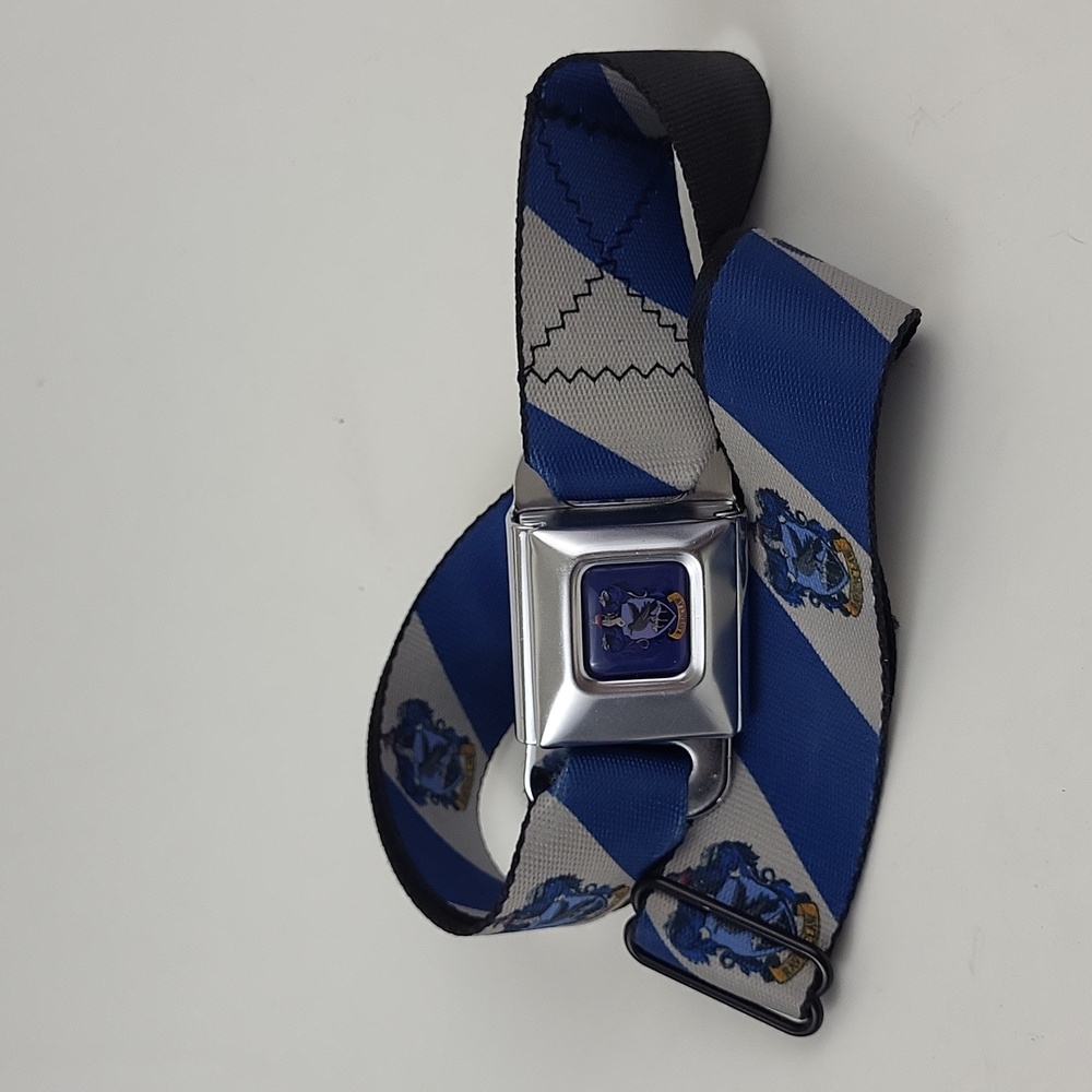 Harry Potter Ravenclaw Crest Full Color Blue Seatbelt Belt